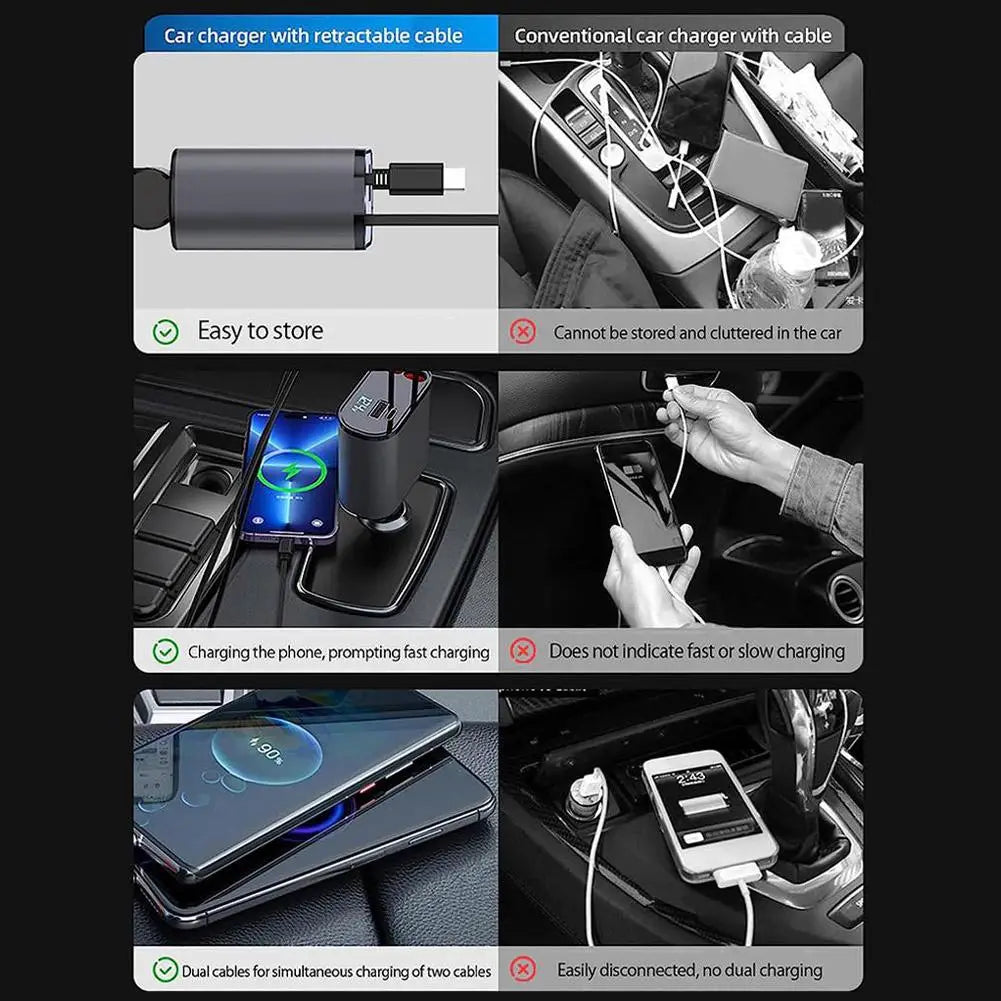 Retractable Car Charger